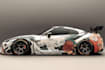 attractive, print ready vehicle wrap