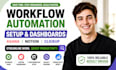 setup and automate asana, notion, clickup workflow dashboard