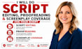 do script editing, proofreading and screenplay coverage for your script