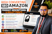 write high converting SEO amazon product descriptions and bullet points