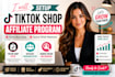 setup tiktok shop affiliate program, tik tok shop, source tiktok influencers