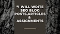 write professional assignments and blog posts
