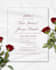 design islamic wedding card with arabic calligraphy