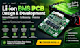 li ion bms pcb design, battery management, cell balancing and protection
