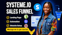 build systeme io sales funnel, systeme io landing page, systeme io website, wix