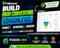 build high converting gohighlevel funnels, automation, CRM setup
