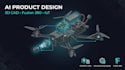 do 3d cad design for ai camera drone or smart device using fusion 360