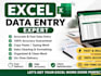 fast excel data entry with 100 accuracy and quick delivery