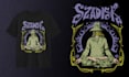 design dark psychedelic tshirt for clothing line