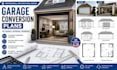 design garage conversion plans, retaining wall for UK council approval