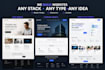 custom website backend, frontend web developer