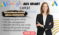 do google ads grant setup and PPC campaign management for nonprofits