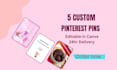 design eye catching pinterest pins for bloggers and etsy