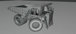 model mining dump truck