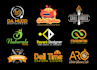 do unique modern restaurant food logo design