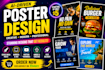 design eye catching ai poster for your business