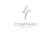 create wonderful dance studio mascot logo design with business