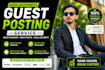 build power backlinks with guest posts on general sites