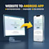 convert website to app for android and ios using webview