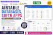 design airtable databases, softr apps for seamless workflow