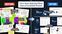 create visual direction and pitch branding for tech startups