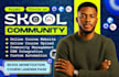 setup skool online community skool course creation skool community manager