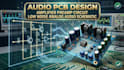 audio pcb design amplifier preamp circuit low noise analog audio schematic