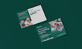 create a modern postcard design