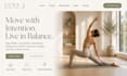 build squarespace yoga studio website pilates studio wellness memberhsip website
