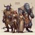 draw your dnd group party illustration