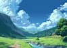 draw anime vtuber streaming background art illustration