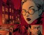 create a cinematic comic book cover with dramatic lighting