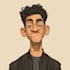 draw a funny caricature with my style