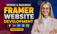 fix framer website design, edit framer template as framer website developer
