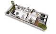 create modern 3d floorplan interior exterior and walkthrough