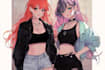 create cinematic anime character illustration with