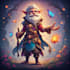 paint a character illustration in a fantasy world