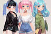 draw clean and aesthetic anime character illustration