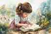 draw magical children book illustration
