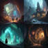 create warcraft fantasy dungeons and dragons illustrations