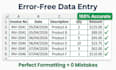 convert scanned PDF invoice to excel manually