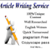 write articles and blog post