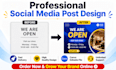 professional canva social media post design for business