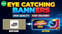 design an eye catching web banner