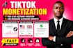 create tiktok us account, tiktok ads manager, tiktok monetization tiktok shop