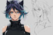 create vibrant and expressive anime character illustration