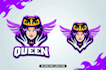 design unique creative digital queen logo