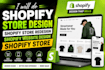 shopify store design shopify store redesign shopify website design shopify store