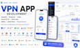 vpn app openvpn wireguard v2ray admin panel admob android ios flutter white labe