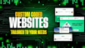 develop custom frontend website using HTML CSS javascript